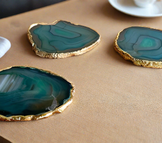 Agate coasters discount