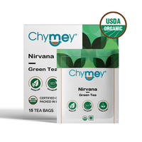 Chymey Nirvana Green Tea Bags:  15 Pyramid Tea Bags