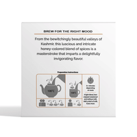 Chymey Kashmiri Kahwa Green Tea:  15 Pyramid Tea Bags