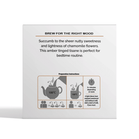 Chymey Organic Chamomile Herbal Tea Bags: 15 Pyramid Tea Bags