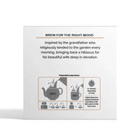 Chymey Organic Spiced Hibiscus Herbal Tea Bags :  15 Pyramid Tea Bags