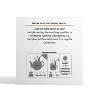 Chymey Organic Garcinia Gooseberry Green Tea Bags: 15 Pyramid Tea Bags