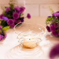 Brass 3D Tea light Holder