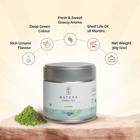 Culinary Grade Matcha Green Tea - 30g Tin | 100% Authentic Japanese Matcha