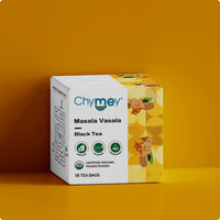 Organic Masala Vasala Black Tea Bags: 15 Tea Bags