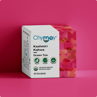 Chymey Kashmiri Kahwa Green Tea:  15 Pyramid Tea Bags
