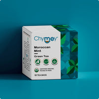 Chymey Moroccan Mint Green Tea Bags:  15 Pyramid Tea Bags