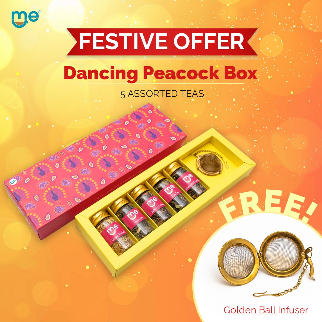 Dancing Peacock Tea Box.