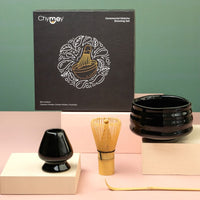 Ceremonial Matcha Brewing set - Gloss Black