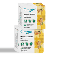 Organic Masala Vasala Black Tea Bags: 15 Tea Bags