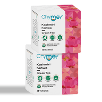 Chymey Kashmiri Kahwa Green Tea:  15 Pyramid Tea Bags