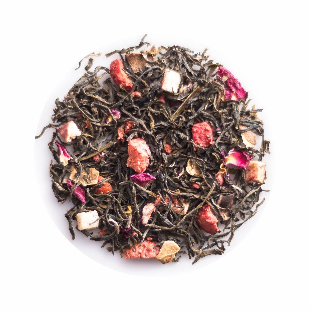 Scarlet Berry Rose Green Tea